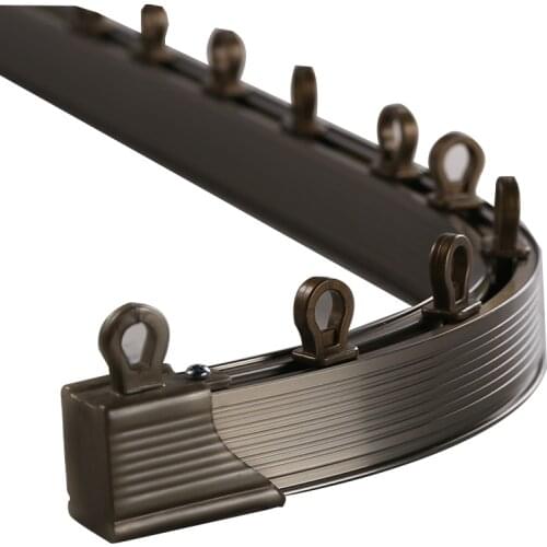 New Arrival Sealing Cover Design For Light Tightness Curtain Tracks Flat Honeycomb Double Layer Aluminium Alloy Rails