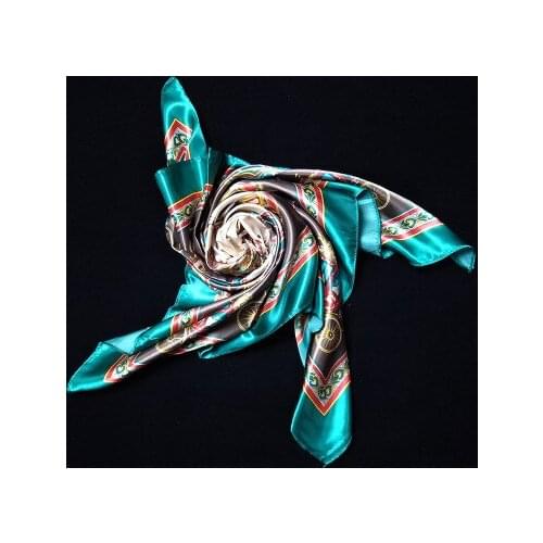 90*90cm New Fashion Carriage Pattern Printed Scarf Female Scarf All-match Scarf women