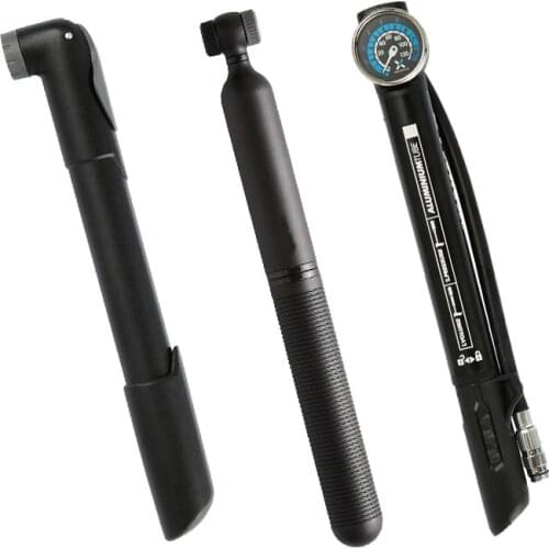 Portable Handheld Bicycle Pump Basketball Football Riding US/French Compatible Switchable Air Nozzle General High Pressure