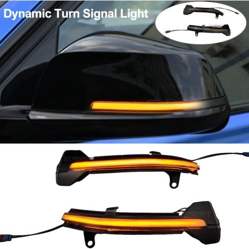 For BMW 5 6 7 Series F10 F11 F07 F06 F12 F13 F01 Dynamic Turn Signal LED Rearview Mirror Indicator Blinker Sequential Light