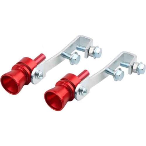 Assembly Parts Sound Maker Exhaust Systems Exhaust Pipe Oversized Roar Maker Car Auto Loud Whistle Red 19May29