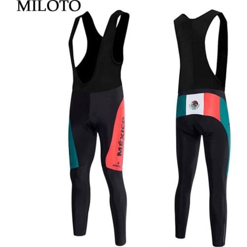MEXICO Type MILOTO Men Cycling Pants Long Pants Trousers Outdoor Sports Cycling Bicycle Bike Long (Bib) padded mtb Pants