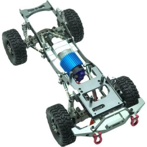 Assembled Metal Frame Chassis Axle Gearbox Pull Rod Set for WPL C14 C24 C24-1 1/16 RC Car Upgrade Parts Accessories