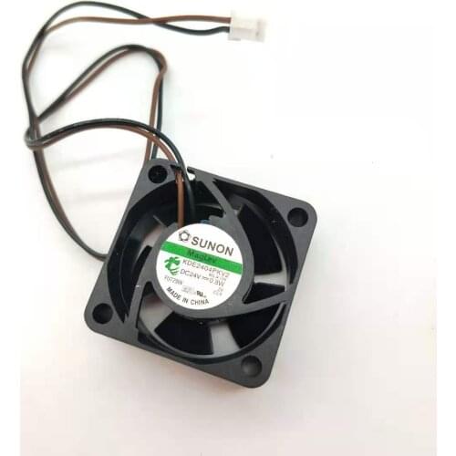 SUNON 4cm 4020 24V 0.8W KDE2404PKV2 Ultra-Quiet Converter Cooling Fan For Datacard SP55 printer parts