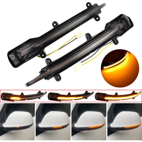 Dynamic Turn Signal Light Rearview Mirror Blinker Indicator For Q5 8R 2009-2016 / Q7 4M 2010-2015