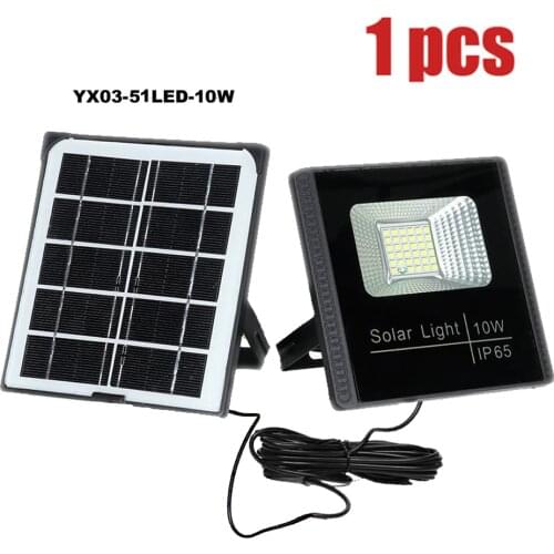 LED garden Solar Light wall+lamps Security garage yard indoor home street deck fence solar lamp split panel floodlight reflector