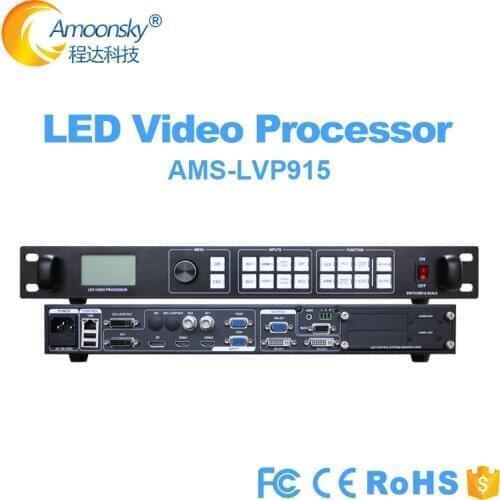 AMOONSKY LVP915 same LED video processor Vdwall 605 lvp615 support 2 pc linsn ts802d novastar msd300 colorlight s2 led sender