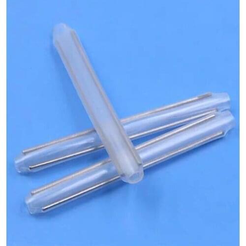 1000pcs fiber splicing sleeve 60mm for drop cable 304 stainless steel dual needle optic protective sleeve environmental material