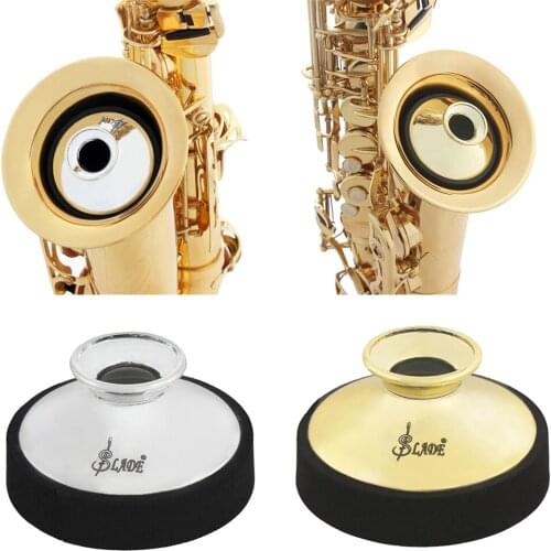 1x LADE Alto Sax Mute Silencer Damper for Wood Instrument Replacement