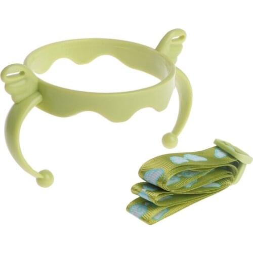 2pcs/Set Baby Feeding Bottle Plastic Handles Anti-lost Strap Holder for Comotomo