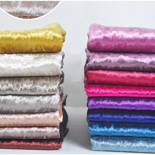2018 European Diamond Ice Flannel Sofa Cloth Fabric 148cm Width Background Soft Knitted Ice Velvet Fabric