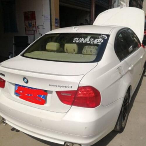 For BMW E90 320i 320li 325li 328i Spoiler 2005-2011 Car ABS Plastic Unpainted Primer Rear Trunk Boot Wing Lip Spoiler