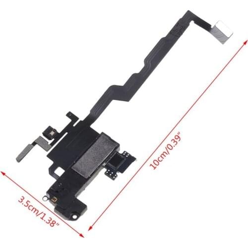 For iphone XS Ear Piece Earpiece Speaker with Proximity Light Sensor Flex Cable Sound Receiver Replacement Parts Kit