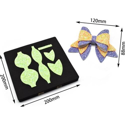 Bow Cutting Die Mold Diy 2021 Multi-layer Bow Scrapbook Decoration Wooden Knife Mould Suitable For Sizzix Big Shot Machine