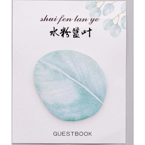 Maple Leaf Ginkgo Print Sticky Note Memo Pad Planner Office School Stationery