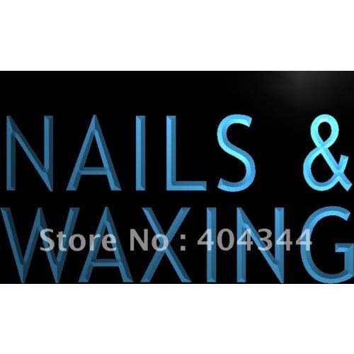 LB358- Nails & Waxing Beauty Salon Saloon Light Sign home decor crafts