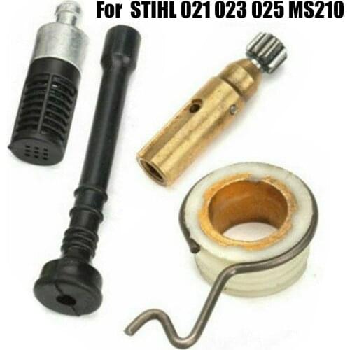 Compatible For Stihl 021 023 025 Ms210 Ms230 Ms250 Oil Pump Service Kit Comprising Of Oil Pump, Worm Drive In Stock Drop Ship