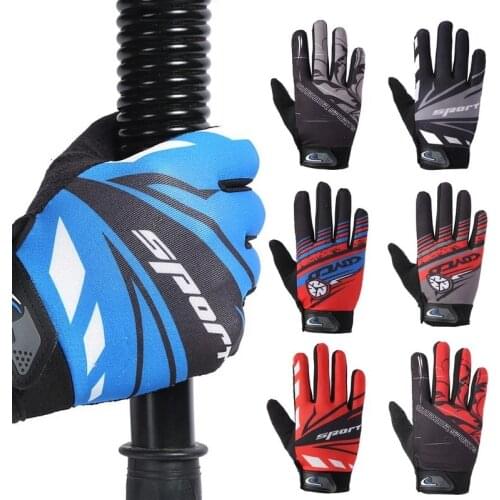 MTB Bike Gloves Full Finger Cycling Gloves Warm Non-slip Sunscreen Anti-skid Bicycle Glove Outdoor Motorcycle Shockproof Gloves