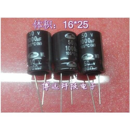 20PCS 50V1000UF 50v1000uf 16*25