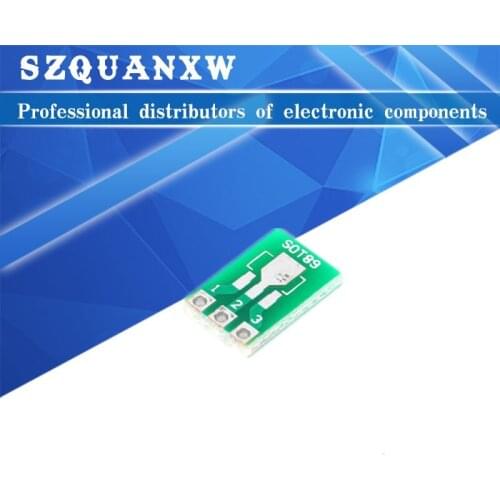 20pcs SOT89 SOT-89 SOT-223 SOT223 to DIP PCB Transfer Board DIP Pin Board Pitch Adapter keysets
