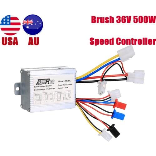 36V 500W DC Electric Bike Motor Brushed Controller Box for Electric Bicycle Scooter Controller YK31C