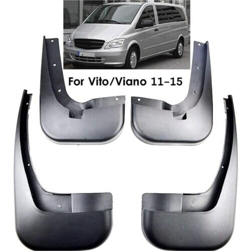 Car Mudguards, for Mercedes Benz Vito Viano W639 2011-2015 Front Rear Wheel Fenders Mud Flaps Splash Guards