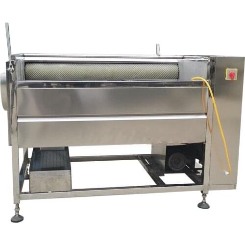 Large capacity 1000 kg/h root vegetable automatic washing peeling machine for potato,beet, tarro, carrot
