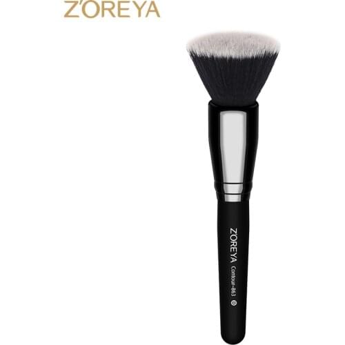 ZOREYA Brand 2017 New Arrival Super Comfortable Contour BrushWith Elegant Matt Black Handle