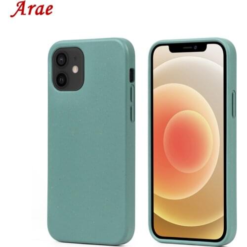For iPhone 11 12 Pro Mini Max Phone Case Fashion Full Protection Soft Cover iPhone Eco Friendly Biodegradable Cell Phone Cover