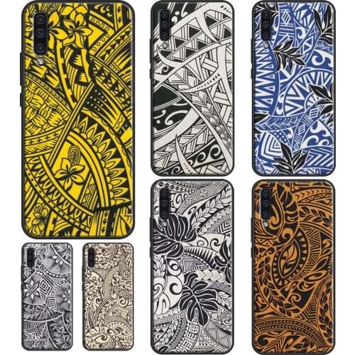 Maori Tribal Samoan Polynesian Print Case For Samsung Galaxy A40 A50 A70 A11 A31 A51 A71 A10 A30S M21 M31 A20e A21S Cover