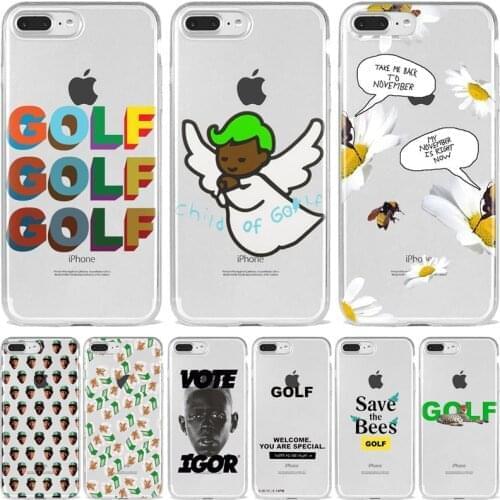 GOLF Tyler IGOR The Creator OFWGKTA Odd Future Golf Wang Green Soft TPU Phone Cases For iPhone 11 12 mini Pro Max Fundas Coque