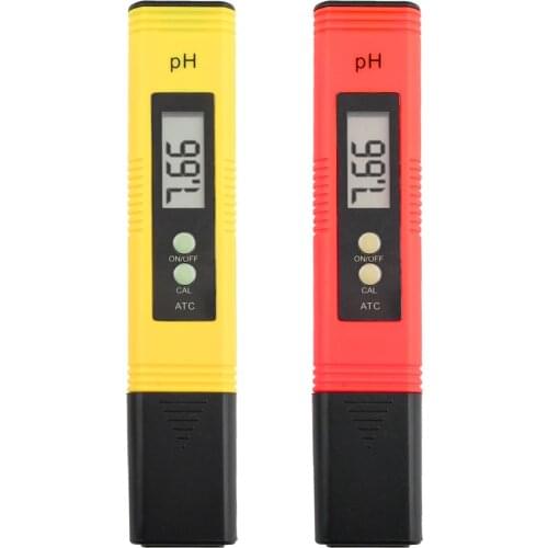 LCD Digital PH Meter Tester Analyzer Pen for Water Food Aquarium Pool Hydroponics Soil PH Monitor Detector