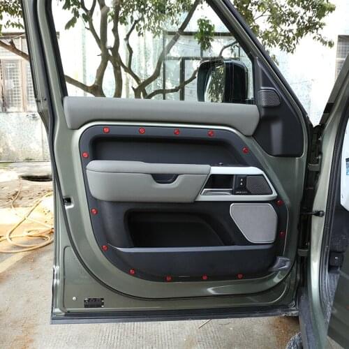 For 2020 Land Rover Defender 110 130 Aluminum alloy Car Door Screw Protection cover Stickers Car Accessories
