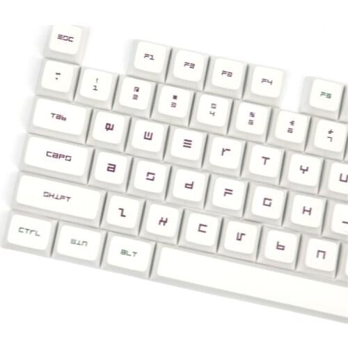 Kawaii XDA Profile PBT Keycaps for Mechanical Keyboard Game Over Theme Cherry MX Switch GK61/60/64/68/84/87/104/108 Key Caps
