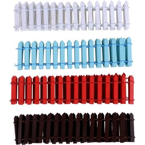 100*5cm Doll House Garden Picket Fence Micro Landscape Bonsai Terrarium Ornament perfect for any miniature garden landscape DIY