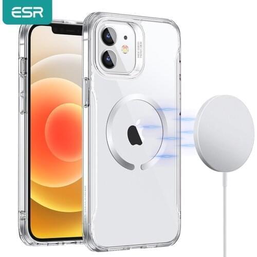 ESR Magnetic Case for iPhone 12/12 Pro Max Sidekick Hybrid Case with HaloLock Magnetic Wireless Charging Case for iPhone 12 Pro
