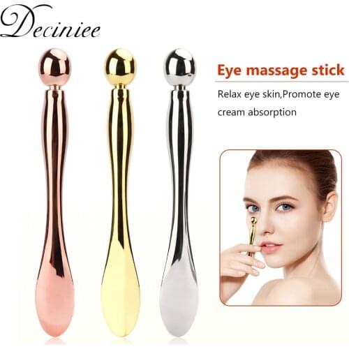 Sleeping Eyes Mask Spatula Face Lift Massager Dark Circles Eye Cream Mixing Spoon Scoop Massage Anti Wrinkle Stick Beauty Tool