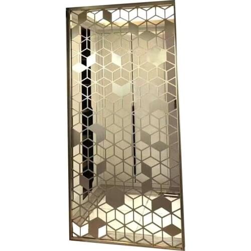 SUS 304 201 Metal stainless steel screens divider Construction wall partitions Home Decoration