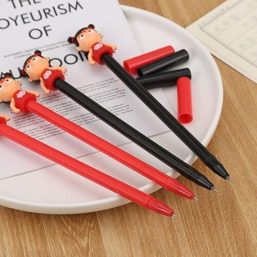 20 PCs Cartoon Animals Student Gel Pens Set Creative Learning Stationery Office Supplies Kawaii School Stationery Wholesale