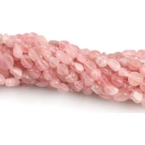 Natural Pink Crystal Oval Shape Stone Beads Loose Beads 5*8mm For Jewelry Making DIY Bracelet Necklace