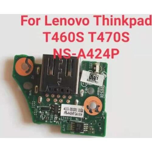 New Original USB Sub Board Card For Thinkpad T460s T470s Series P/N 00JT982 01ER085 NS-A424P NS-B083P