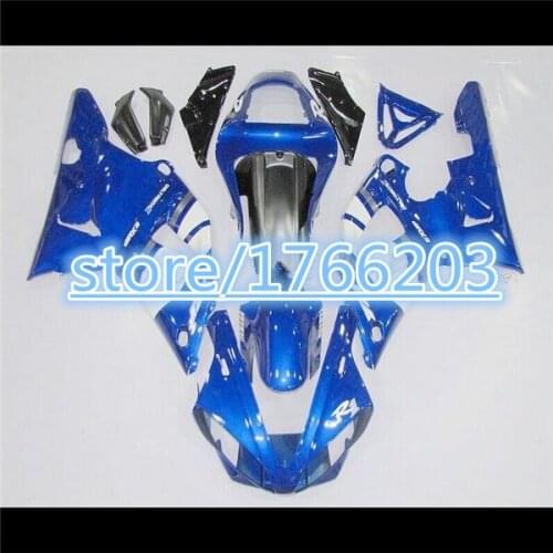 Blue white ABS Fairings For YZFR1 2000 2001 YZF-R1 00-01 Fairing Kit W9 Fit For YZF R1 2000 2001 00 01 Ning