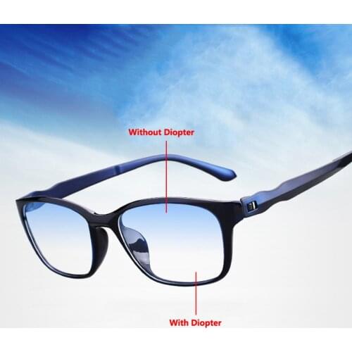 Seemfly New Ultralight Large Frame Anti Blue Light Glasses Bifocal Presbyopia Eyeglasses Anti Fatigue TR90 Hyperopia Spectacles