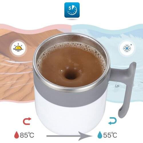 Fully automatic temperature difference mixing cup without charging Lazy Magnetized coffee mug automatic stirring coffee cup