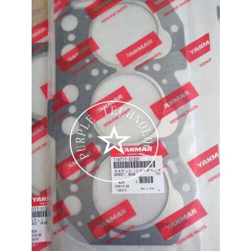 Diesel fuel engine cylinder head gasket 119717-01331 for yanmar 3TNV76