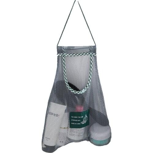 Mesh Bag Breathable Hanging Bag Mesh Large-Capacity Shopping Bag 2021 New Hanging Handbags Fruit and Vegetable Storage