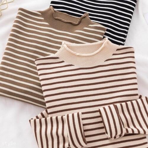 Sweater Woman Knitted Tops Autumn Turtleneck Streeywear Women Winter Basic Pull Femme Hiver Basic Jerseys Mujer Pullovers