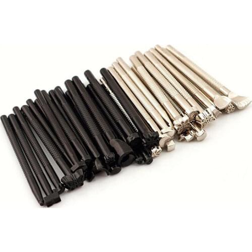 Embossed Leather Hand Tools For DIY Leather Craft Alloy Leather Printing Tool Kit For Home Tool Heigh Quality Leather Hand Tools
