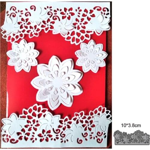 Metal Cutting Dies Stencils dies Cut Mold Flower Border Scrapbooking dies embossing die cut decoation Paper Craft knife mould
