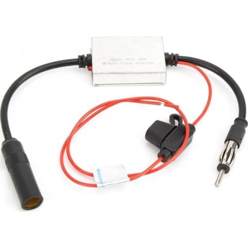 Universal 12-24V Car FM Radio Aerial Antenna Signal Reception Amplifier Boosters car styling car radio antenna